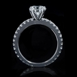.69ct Diamond 18k White Gold Eternity Engagement Ring Setting