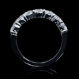 1.41ct Diamond 18k White Gold Wedding Band Ring