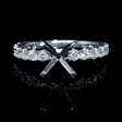 .82ct Diamond Platinum Engagement Ring Setting