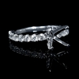 .82ct Diamond Platinum Engagement Ring Setting