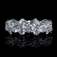 5.89ct Diamond 18k White Gold Eternity Wedding Band Ring
