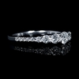 .77ct Diamond 18k White Gold Ring