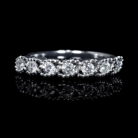 .31ct Diamond Antique Style 18k White Gold Ring