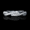 Diamond 18k White Gold Wedding Ring Band Ring