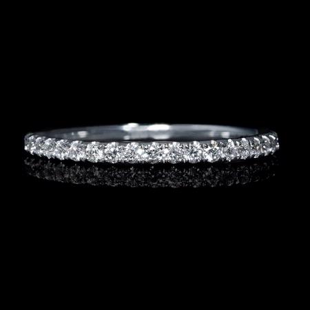 Diamond 18k White Gold Eternity Ring