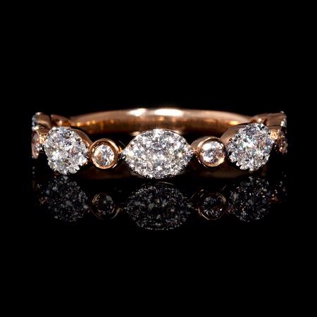 .72ct Diamond 18k Rose Gold Ring