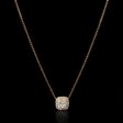 .43ct Diamond 18k Yellow Gold Pendant Necklace