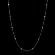 .34ct Diamond Chain 18k Rose Gold Necklace