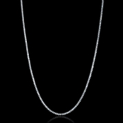 Diamond 18k White Gold Tennis Necklace