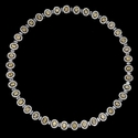 Diamond 18k Two Tone Gold Necklace