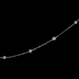 1.00ct Diamond Chain 14k White Gold Necklace
