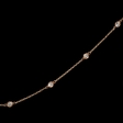 1.50ct Diamond Chain 14k Rose Gold Necklace