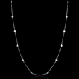 1.00ct Diamond Chain 14k White Gold Necklace