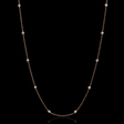 .49ct Diamond Chain 18k Rose Gold Necklace