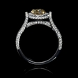1.72ct GIA Certified Diamond  18K White and Yellow Gold Engagement Ring