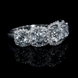2.93ct Simon G Diamond 18k White Gold Wedding Ring