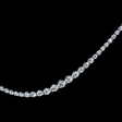 10.35ct Diamond 18k White Gold Necklace