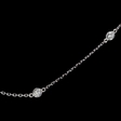 .95ct Diamond Chain 18k White Gold Necklace