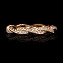 Diamond 18k Rose Gold Eternity Ring