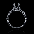.28ct Diamond 18k White Gold Engagement Ring Setting