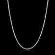 6.12ct Diamond 18k White Gold Tennis Necklace