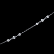 1.29ct Diamond Chain 18k White Gold Necklace