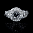 .98ct Diamond 18k White Gold Engagement Ring Setting