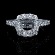 1.05ct Diamond 18k White Gold Engagement Ring Setting
