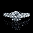 .93ct Diamond 18k White Gold Antique Style Engagement Ring Setting