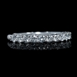 .68ct Diamond 18k White Gold Wedding Band Ring