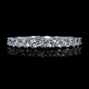 Diamond 18k White Gold Wedding Band Ring