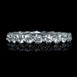 1.86ct Diamond 18k White Gold Wedding Band Ring