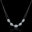 2.68ct Diamond 18k White Gold Necklace