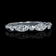 .43ct Diamond 18k White Gold Wedding Band Ring