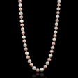 South Sea and Freshwater Pink and White Pearl 18k Yellow Gold Necklace