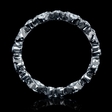 1.20ct Diamond 18k White Gold Wedding Band Ring