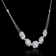 3.95ct Diamond 18k White Gold Necklace