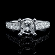 .59ct Diamond 18k White Gold Engagement Ring Setting