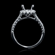 .47ct Diamond 18k White Gold Engagement Ring Setting