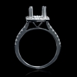 .64ct Diamond 18k White Gold Engagement Ring Setting