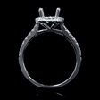 .47ct Diamond 18k White Gold Engagement Ring Setting