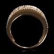 3.36ct Diamond 18k Rose Gold Ring