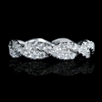 1.13ct Diamond 18k White Gold Eternity Style Wedding Band Ring