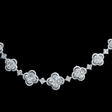 8.41ct Diamond 18k White Gold Necklace