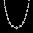 8.41ct Diamond 18k White Gold Necklace
