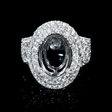 1.46ct Diamond Antique Style 18k White Gold Engagement Ring Setting