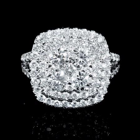 2.49ct Diamond 18k White Gold Ring