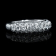 1.81ct Diamond 18k White Gold Wedding Band Ring