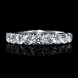 1.00ct Diamond 18k White Gold Wedding Band Ring