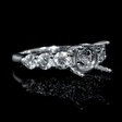 1.27ct Diamond 18k White Gold Engagement Ring Setting